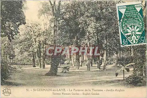 Cartes postales St Germain en Laye le Parterre de la Terrasse