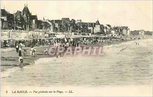 Cartes postales la Baule Vue Generale sur la Plage