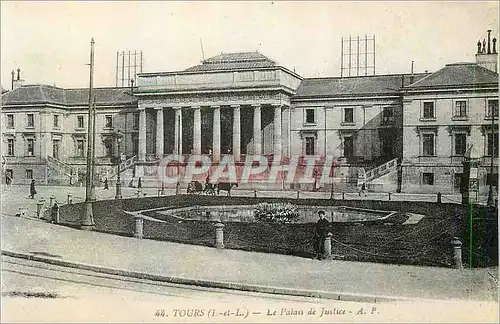Cartes postales Tours (I et L) le Palais de Justice