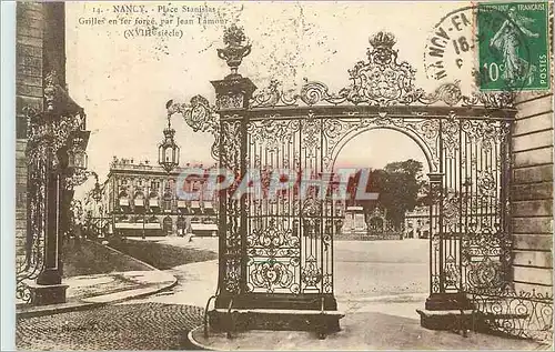 Ansichtskarte AK Nancy Place Stanislas Grilles en Fer Forge