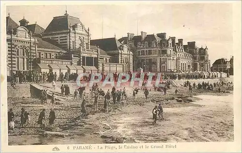 Cartes postales Parame la Plage le Casino et le Grand Hotel