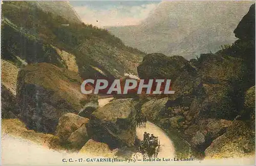 Cartes postales Gavarnie (Htes Pyr) Route de Luz Le Chaos