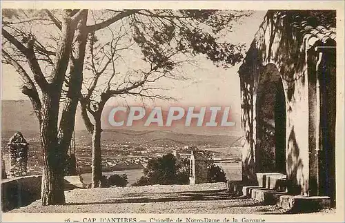 Cartes postales Cap d'Antibes Chapelle de Notre Dame de la Garoupe