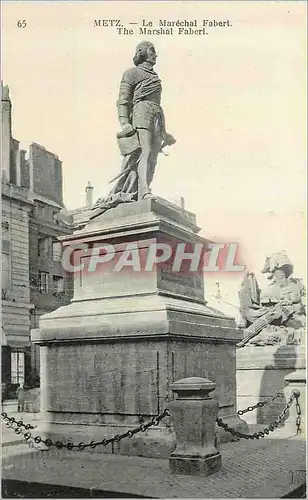 Cartes postales Metz Le Marechal Fabert
