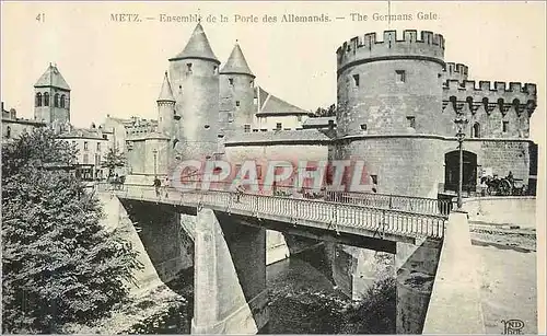 Cartes postales Metz Ensemble de la Porte des Allemands