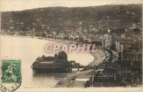 Cartes postales Nice Palais de la Jetee et la Promenade des Anglais