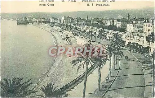 Cartes postales Nice Promenade des Etats Unis