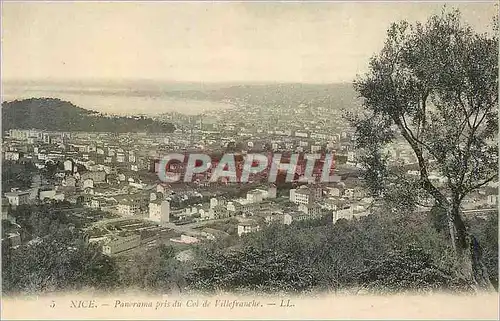 Cartes postales Nice Panorama pris du Col de Villefranche