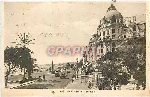 Cartes postales Nice Hotel Negresco