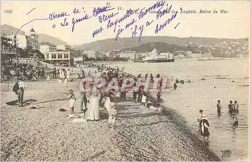 Cartes postales Nice Promenade des Anglais Bains de Mer