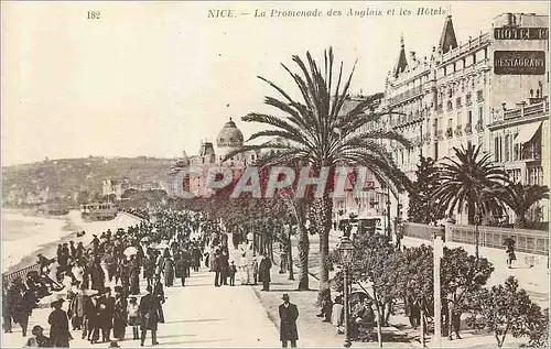 Cartes postales Nice Promenade des Anglais et les Hotels