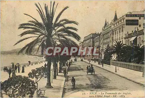 Ansichtskarte AK Nice Promenade des Anglais vers l'Hotel Royal