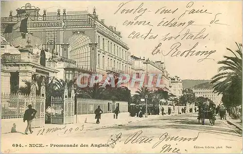 Cartes postales Nice Promenade des Anglais