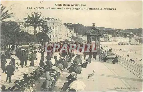 Cartes postales Nice La Promenade des Anglais Pendant la Musique