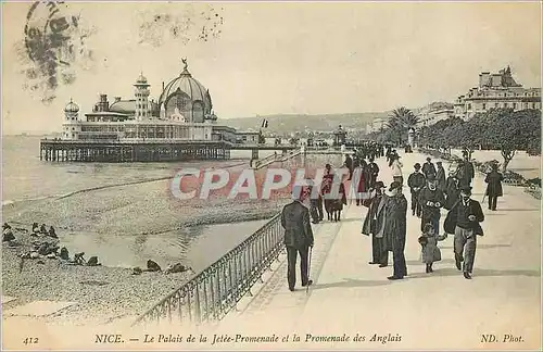 Cartes postales Nice Le Palais de la Jetee et la Promenade des Anglais