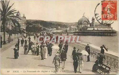 Cartes postales Nice La Promenade des Anglais et la Jetee