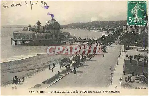 Cartes postales Nice Palais de la Jetee et Promenade des Anglais