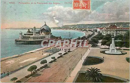 Cartes postales Nice Perspective de la Promenade des Anglais