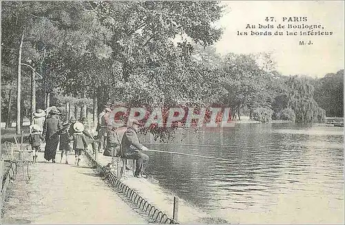 REPRO Paris Au Bois de Boulogne Les Bords du Lac Inferieur