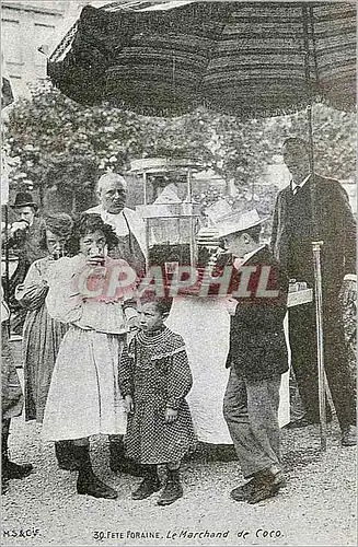 REPRO Fete Foraine Le Marchand de Coco