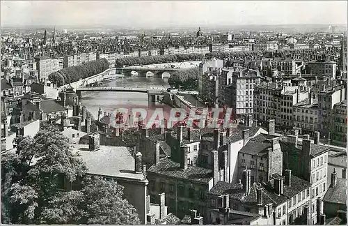 Cartes postales moderne Lyon Les Ponts sur la Saone