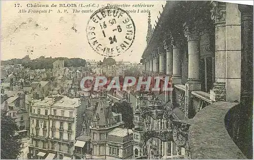 Cartes postales Chateau de Blois (L et C) Perspective Exterieure