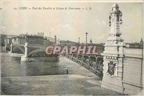 Cartes postales Lyon Font des Facultes et Coteau de Fourvieres