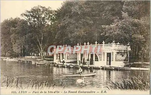 Cartes postales Lyon Parc de la Tete d'Or Le Nouvel Embarcadere