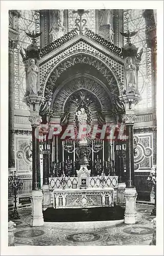 Moderne Karte Lyon Basilique de Fourviere Le Maitre Autel