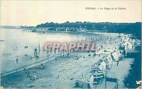 Ansichtskarte AK Fouras La Plage et la Falaise