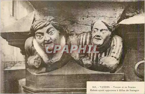 Cartes postales Vannes Vannes et sa Femme Maison ayant Appartenu a Gilles de Bretagne