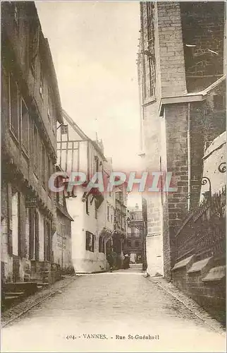 Cartes postales Vannes Rue St Guenhael
