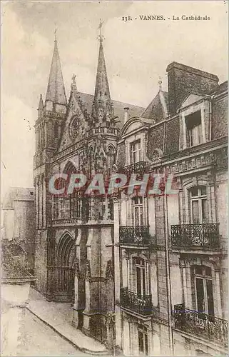Cartes postales Vannes La Cathedrale