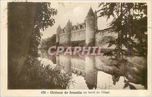 Ansichtskarte AK Chateau de Josselin au Bord de l'Oust