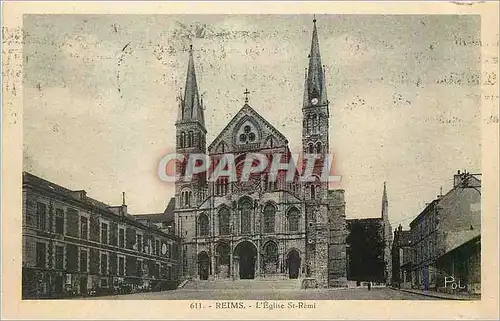 Cartes postales Reims L'Eglise St Remi