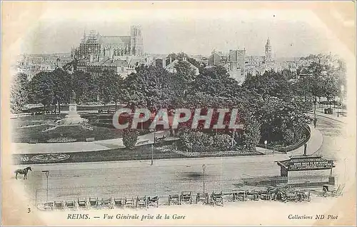 Ansichtskarte AK Reims Vue Generale prise de la Gare