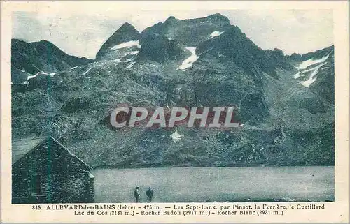 Cartes postales Allevard les Bains (Isere) Les Sept Laux par Pinsot La Ferriere Le Curtillard