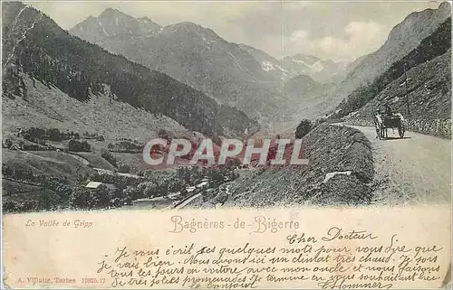 Ansichtskarte AK Bagneres de Bigorre La Vallee de Gripp (carte 1900)