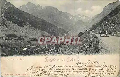 Cartes postales Bagneres de Bigorre La Vallee de Gripp (carte 1900)