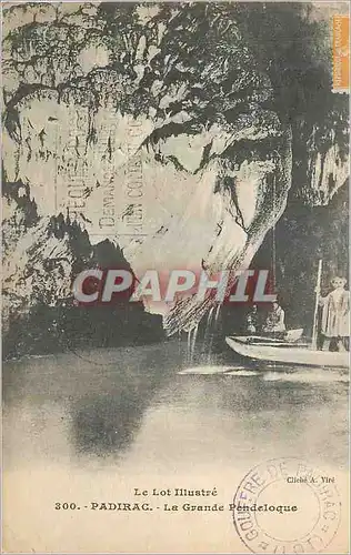 Cartes postales Padirac Le Lot Illustre La Grande Pendeloque