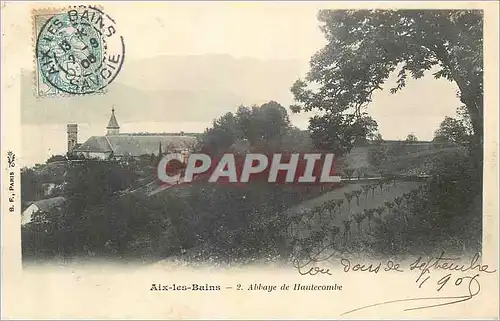 Cartes postales Aix les Bains Abbaye de Hautecombe