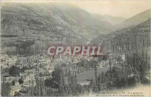 Cartes postales Vue Generale de Luz Hautes Pyrenees Prise de la Chapelle de Soiferino