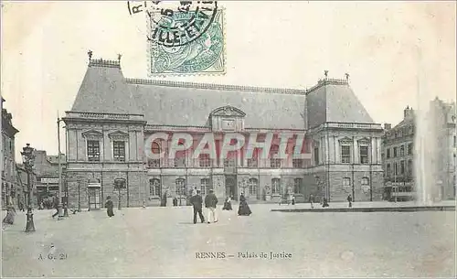 Cartes postales Rennes Palais de Justice