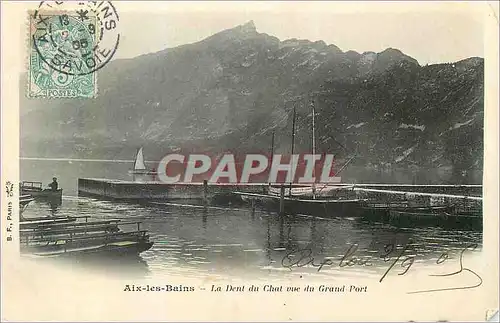 Cartes postales Aix les Bains La Dent de Chat vue du Grand Port