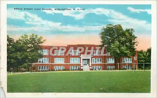 Cartes postales Burlington Broad Street High School