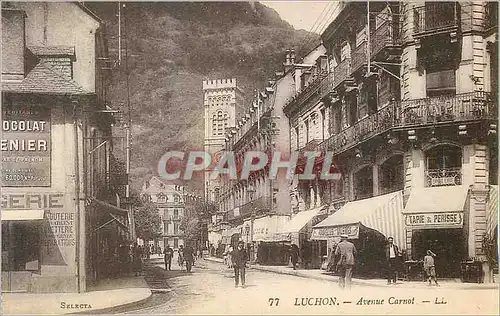 Cartes postales Luchon Avenue Carnot Tapie & Perisse