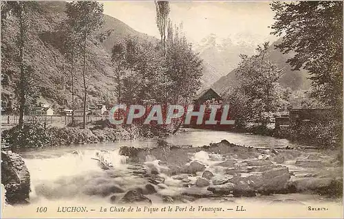 Cartes postales Luchon La Chute de la Pique et le Port de Venasque