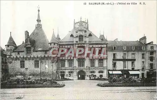 Cartes postales Saumur (M et L) L'Hotel de Ville