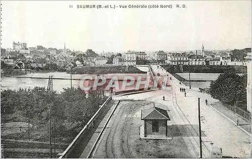 Cartes postales Saumur (M et L) Vue Generale (Cote Nord)