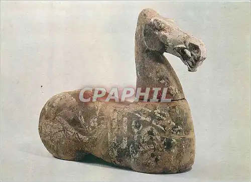 Cartes postales moderne Victoria and Albert Museum Head and Body of a Horse Painted Earthenware Chine China